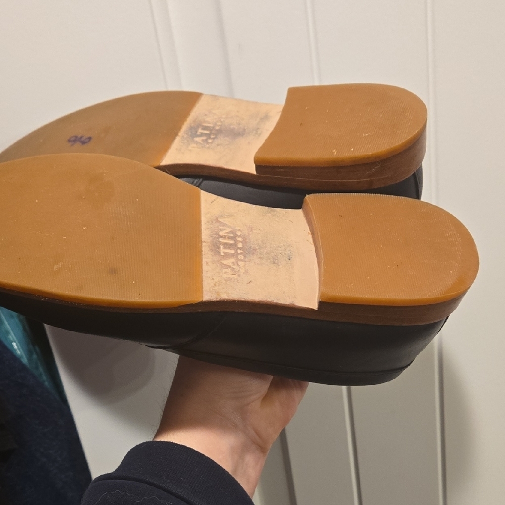 Black Womens Portland Leather Goods Classic Style Loafers In 9.5 - Picture 3 of 3